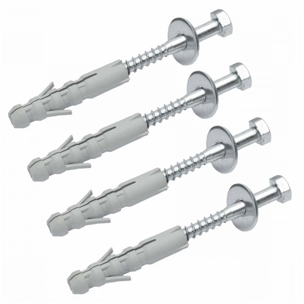 Schraubensatz für Mauerhalter 4xSchrauben/Dübel/Unterlegscheiben Schraubenset image number 0