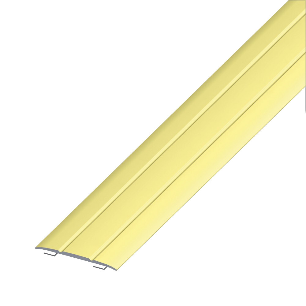 Übergangsprofil flach 100 x 3,7 x 0,25 cm aus Aluminium eloxiert in messing image number 0