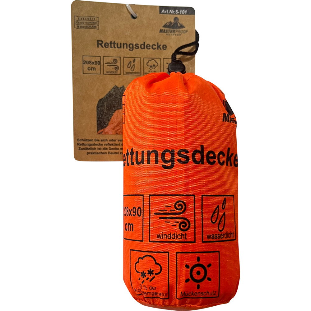Rettungsdecke 90x208 cm image number 1