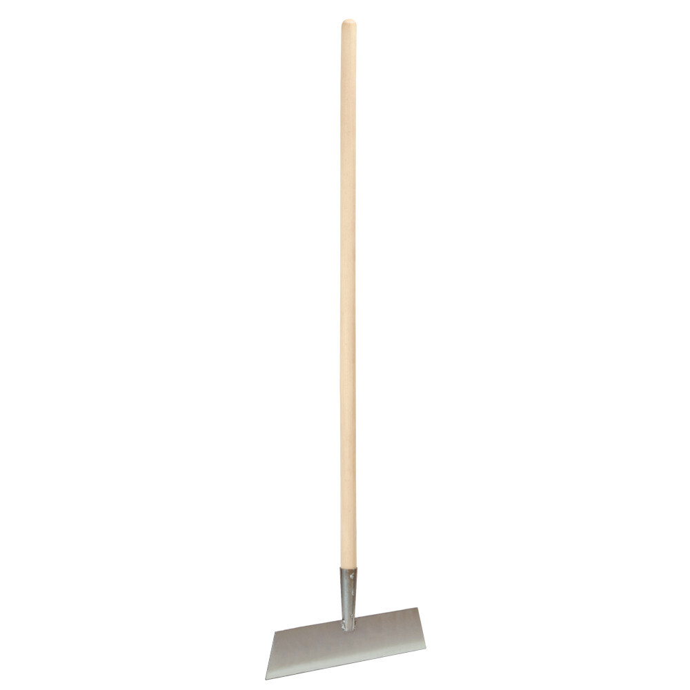 Stoßscharre 33 cm Aluminium mit Holzstiel 108 cm