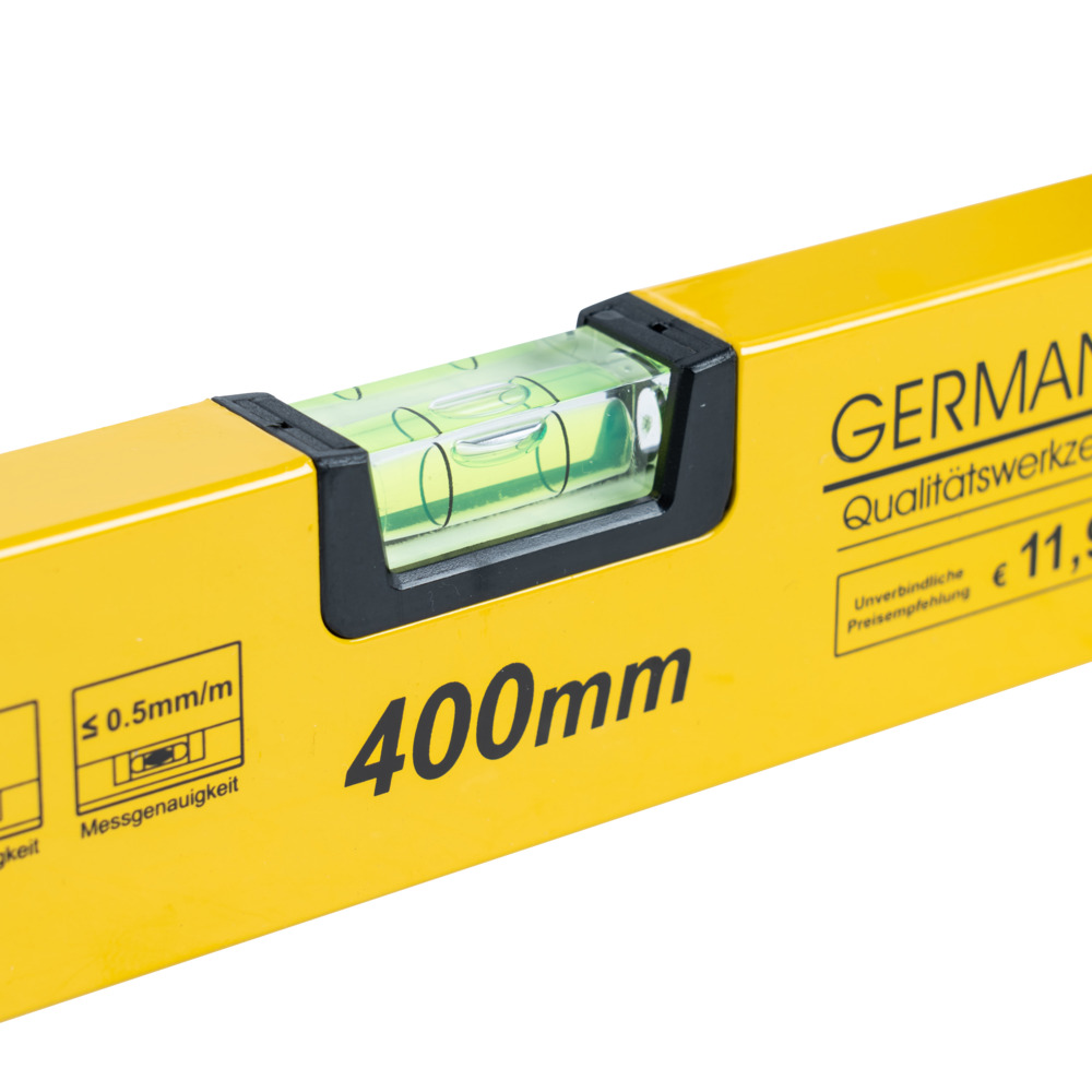 Wasserwaage gelb 40cm Aluminium GERMANIA® image number 2