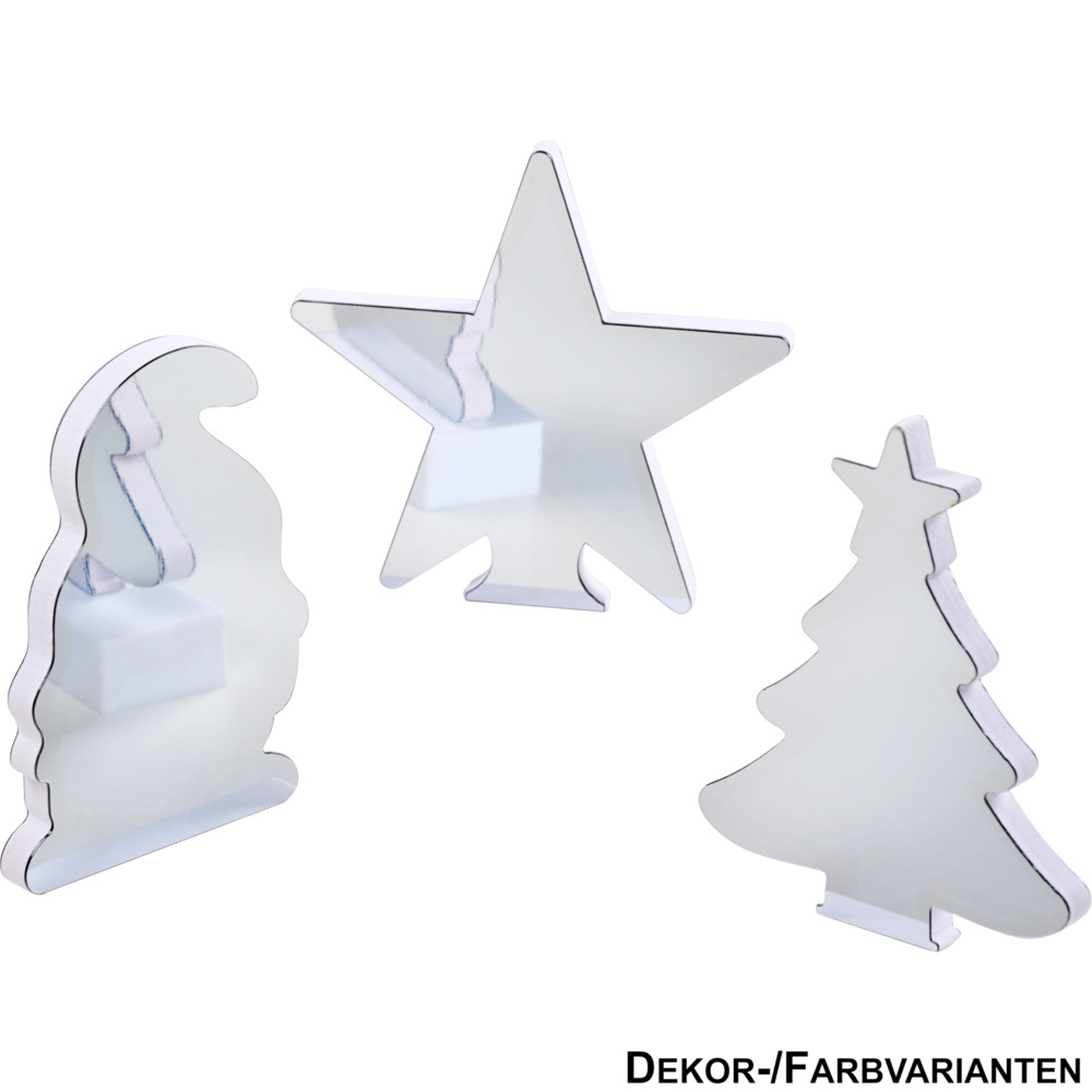 LED-Spiegelleuchte mit 3D-Effekt, 3-fach sortiert image number 0