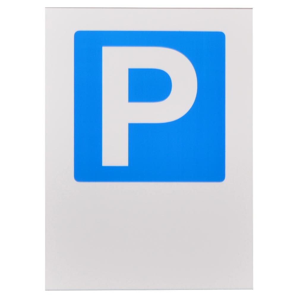 Parkplatzschild 194 x 260 mm, selbstklebend