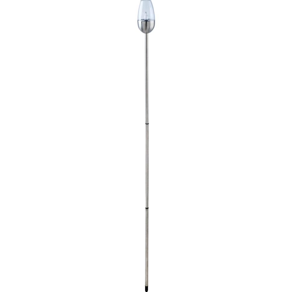 LED-Solar-Gartenfackel 112 cm aus Edelstahl image number 0