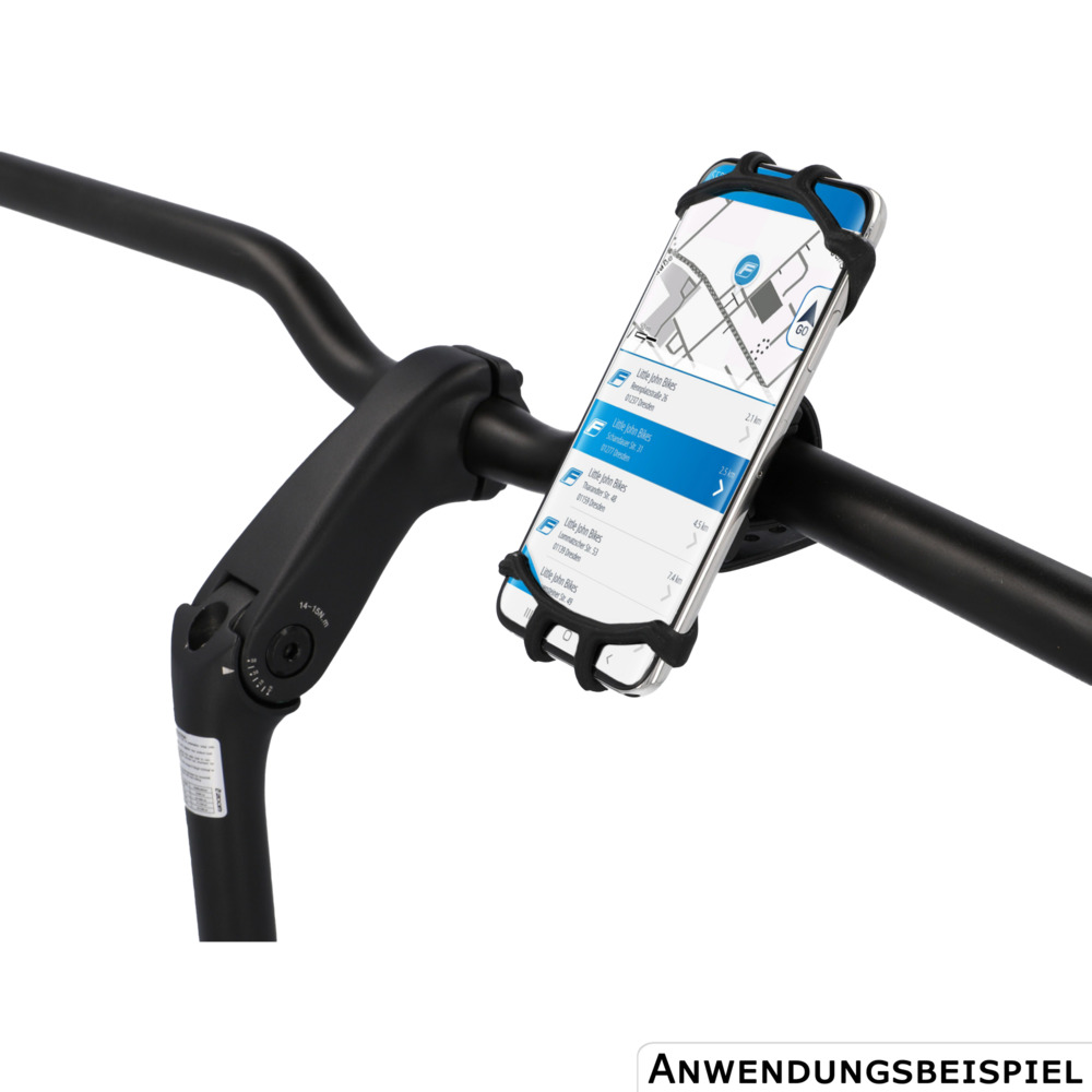 Fahrrrad-Smartphonehalter Silikon 360&deg; L/XL image number 0