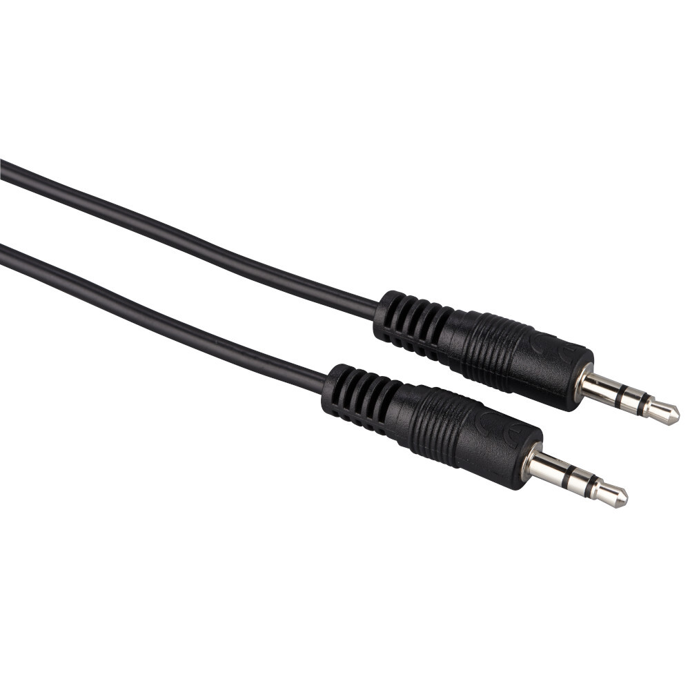 Klinkenkabel 3,5 mm, 1,5m in schwarz