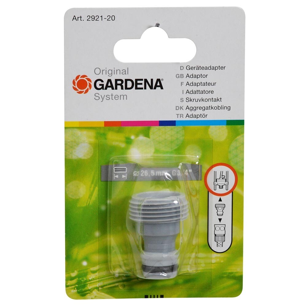 Gardena Geräteadapter 3/4"26,5mm Kunststoff image number 0