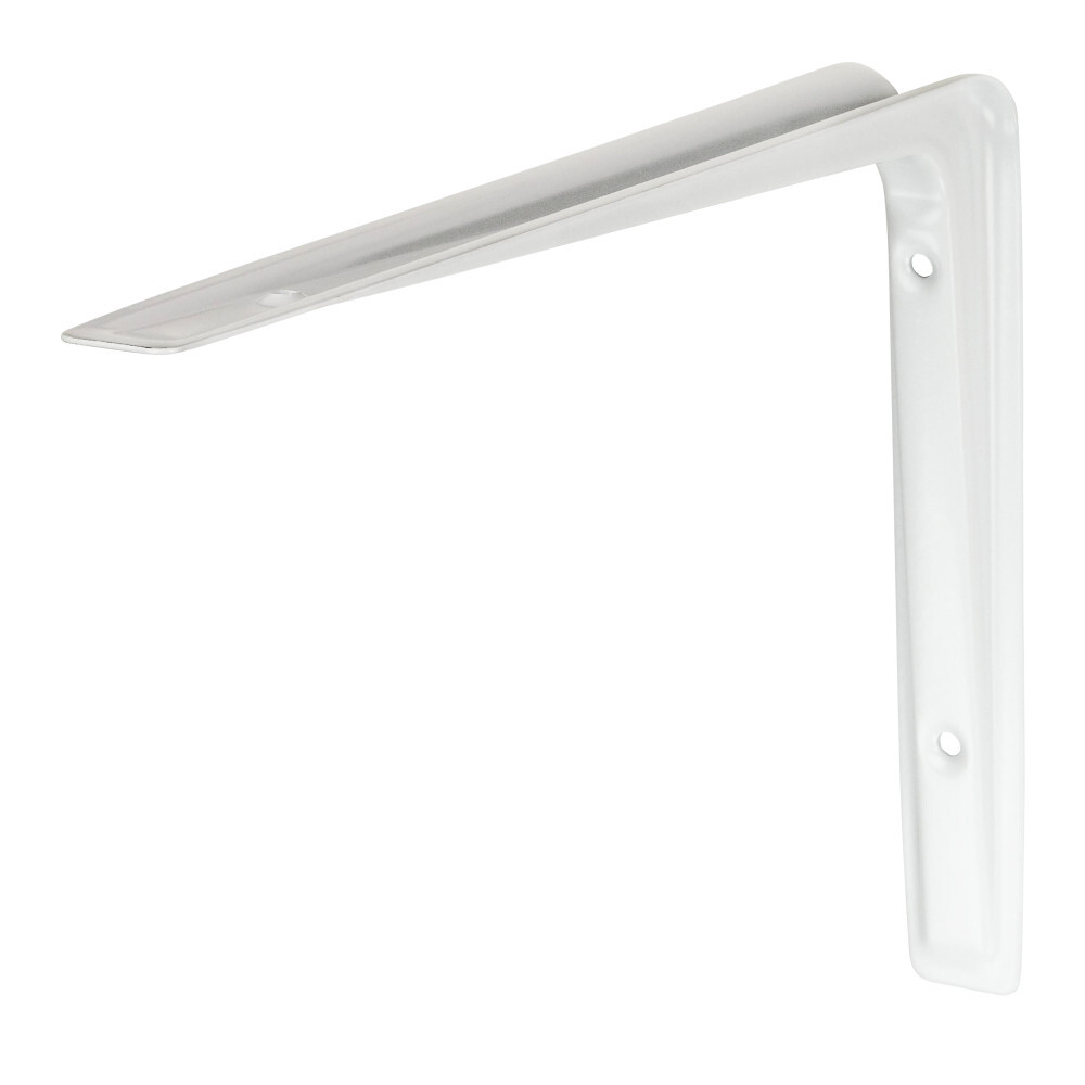Konsole Altura 120 x 80 mm 16 kg aus Stahl, pulverbeschichtet in Weiß