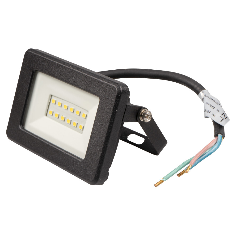 UNITEC® LED Strahler 15 cm Kabel 800 Lumen Schwarz image number 0