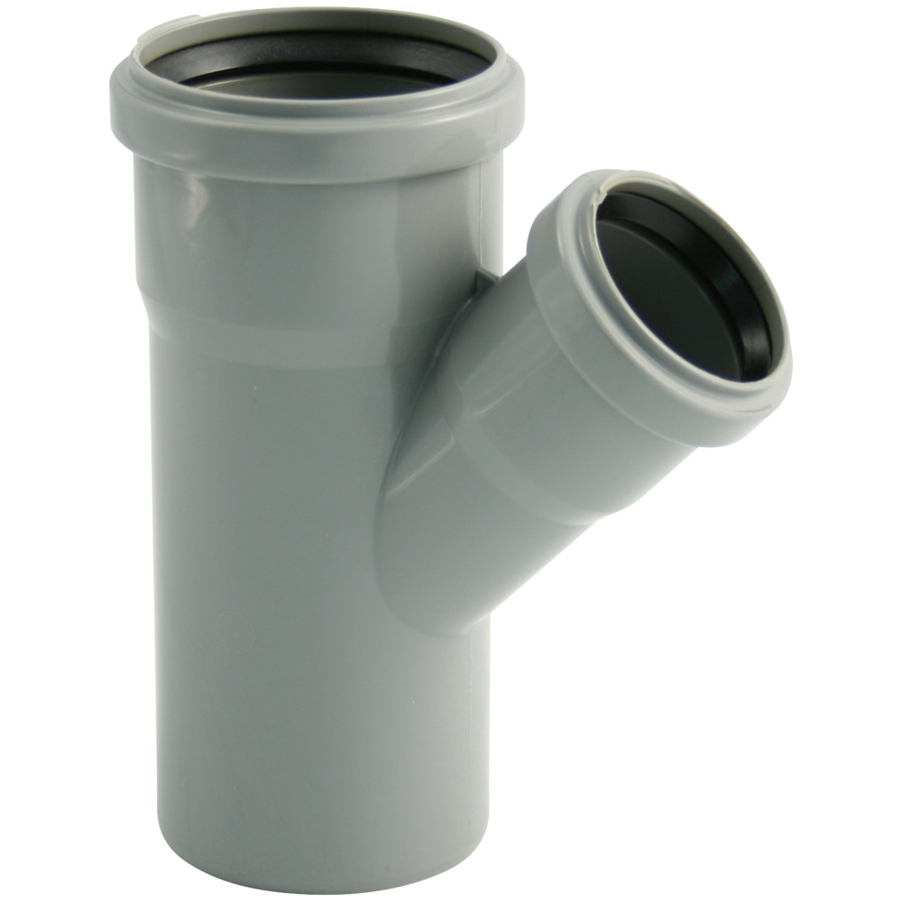 HTEA Einfach-Abzweig DN 75/50 mit 45° Winkel