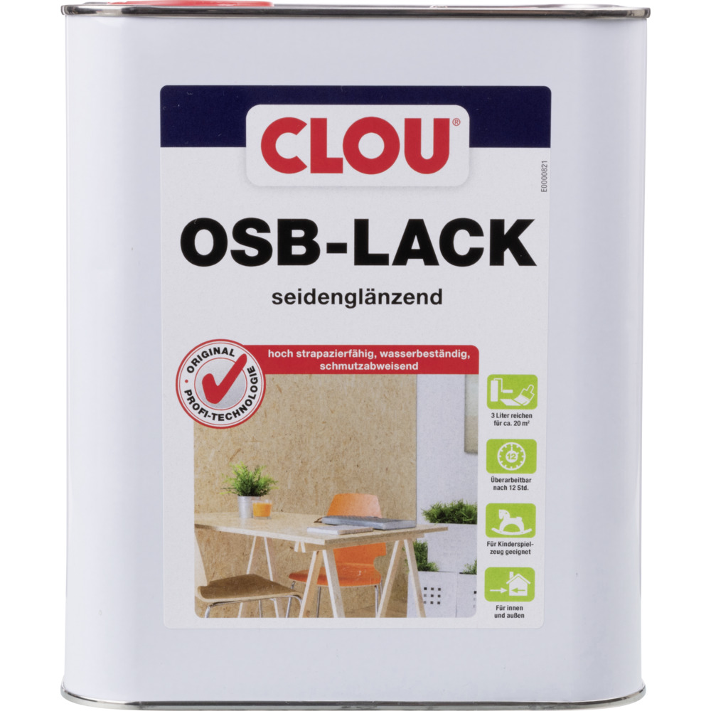 Clou OSB-Lack 3 Liter seidenglänzend image number 2