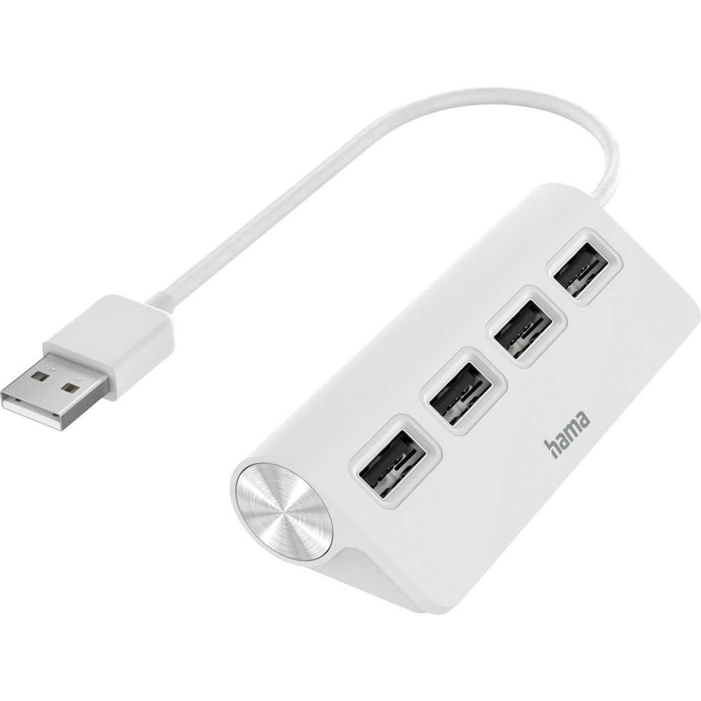 USB-Hub 4 Ports USB 2.0 mit 480 Mbit/s, wei&szlig; image number 0