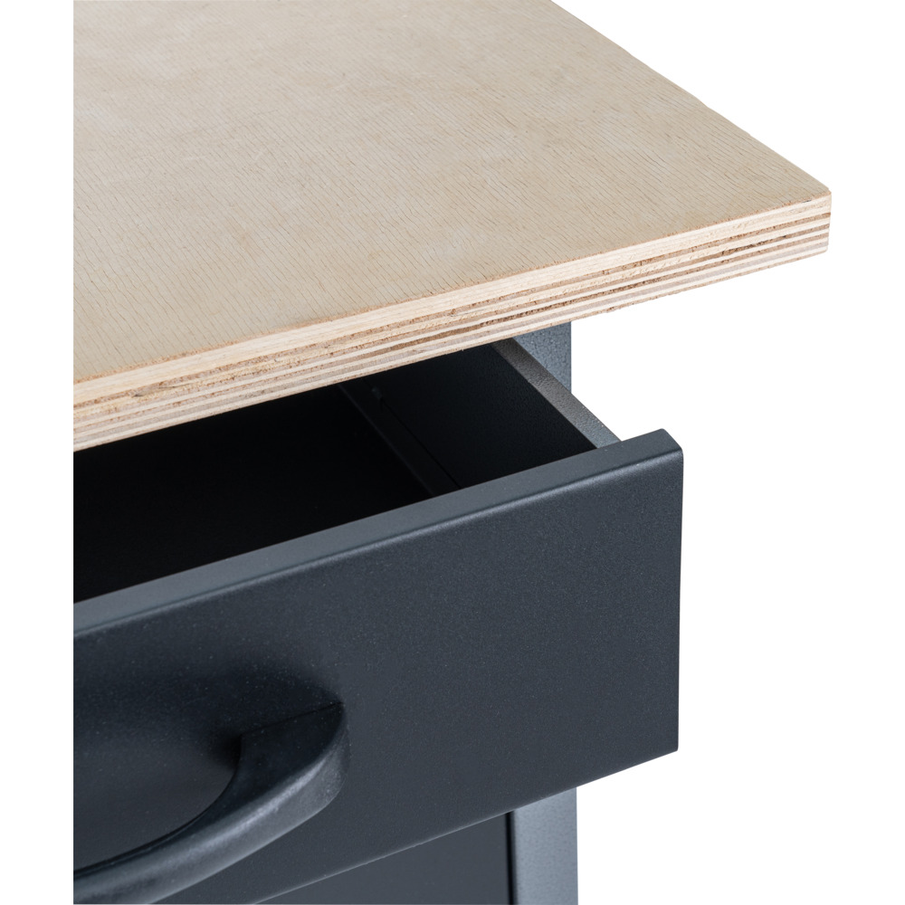 GERMANIA® Werkbank mit Metallgestell und Holz-Arbeitsplatte image number 6