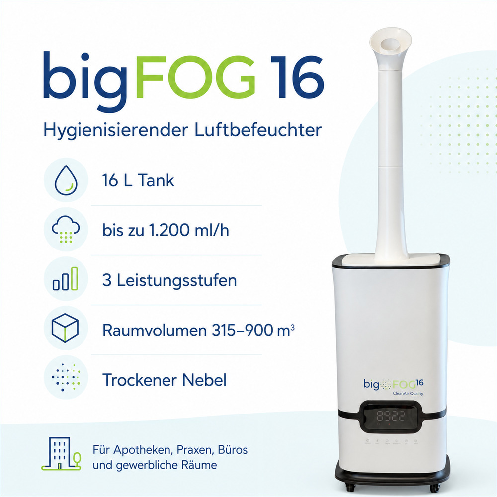 BigFOG16 Ultraschall-Luftk&uuml;hler mit Luftbefeuchtung, 16 Liter image number 1