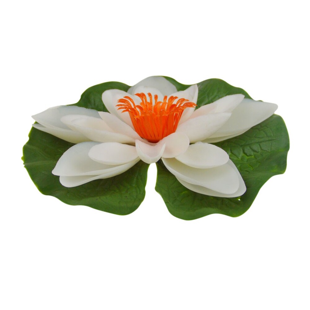 Gardena Seerose Kunststoff Ø13 cm weiß