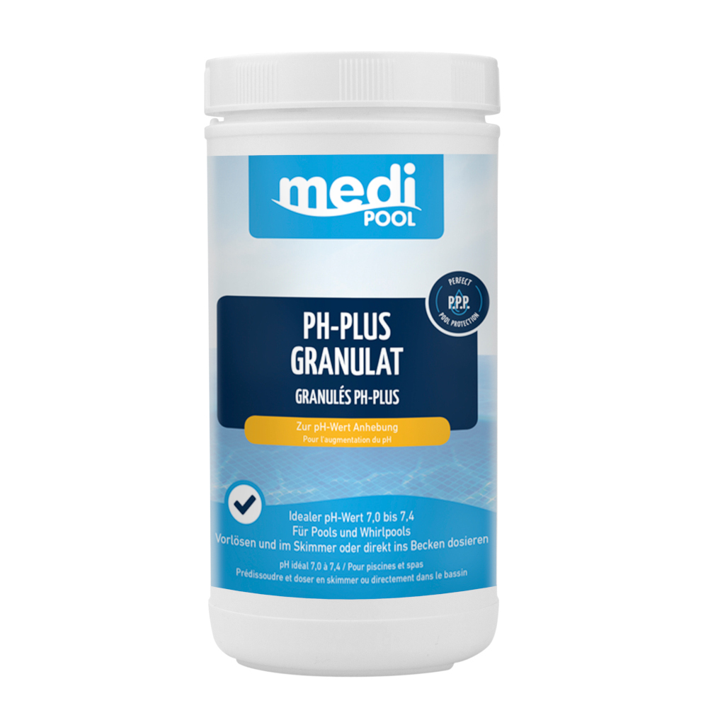 Pool pH Wert Heber, pH Plus Granulat 1 kg