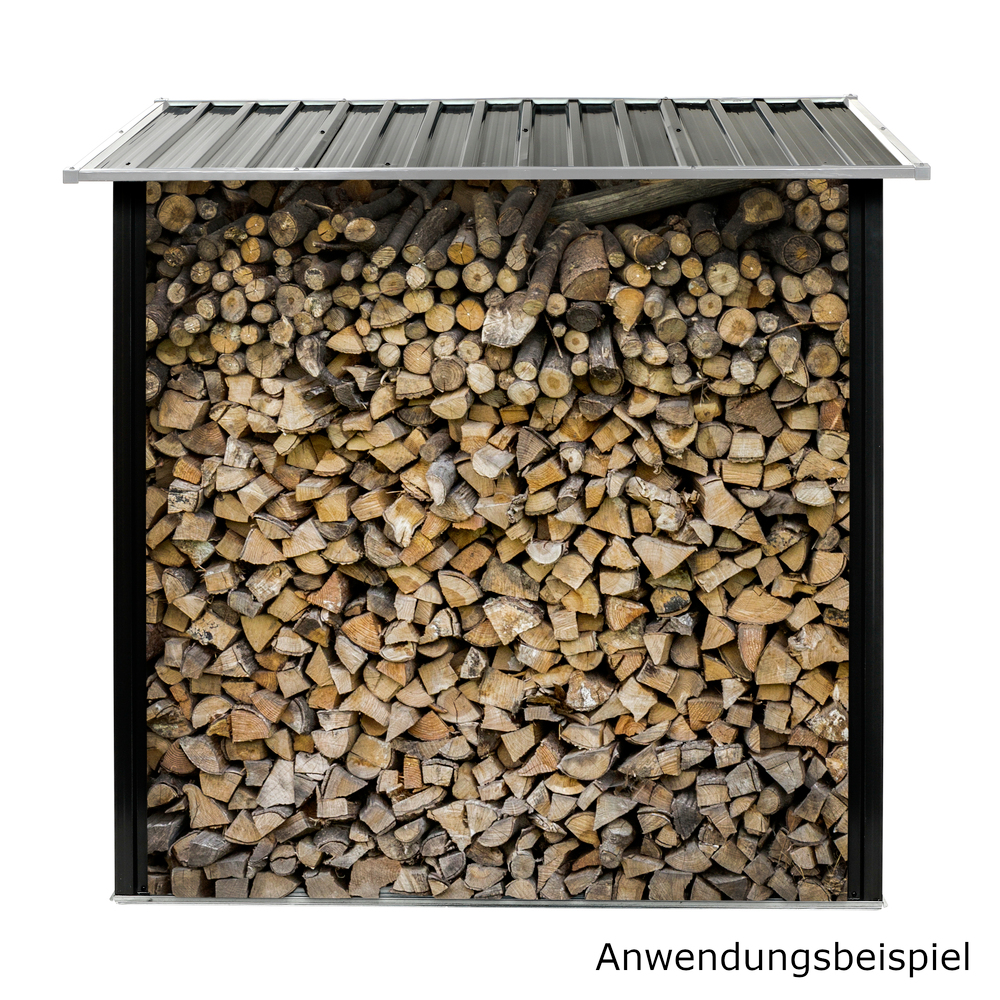 Kaminholzregal 154x83x157 cm aus verzinktem Stahl image number 3