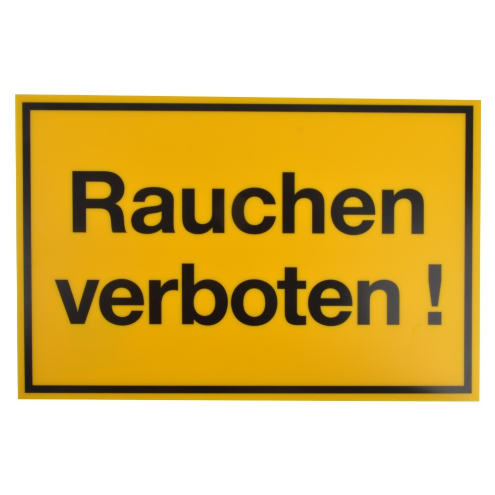 Schild Rauchen Verboten 300 x 200 mm image number 0