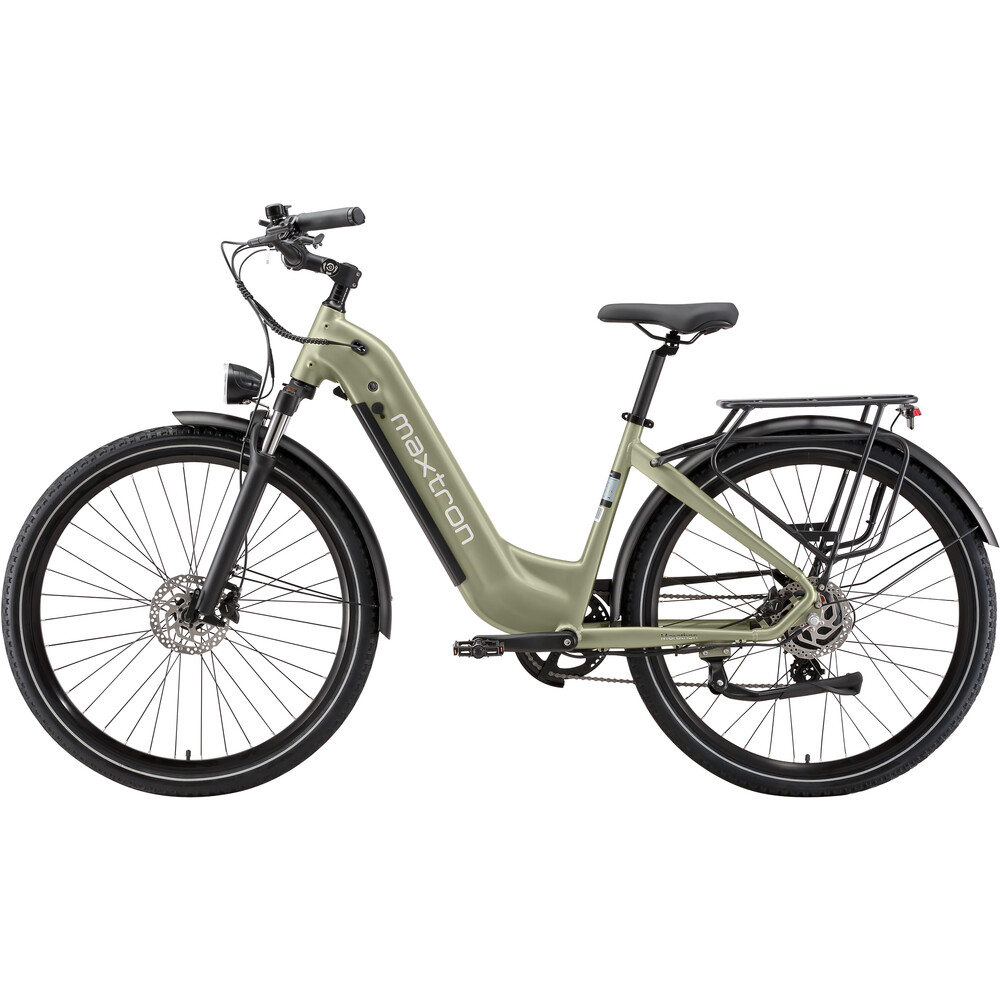 Trekking E-Bike Maxtron "Marathon" 28" gr&uuml;n-metallic