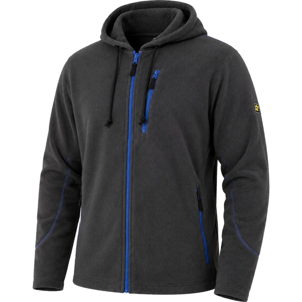 Herren-Arbeits-Fleecejacke mit Kapuze, sortiert image number 2