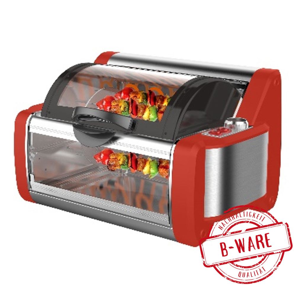 Multi-Elektrogrill mit Rotisserie-Set - B-Ware