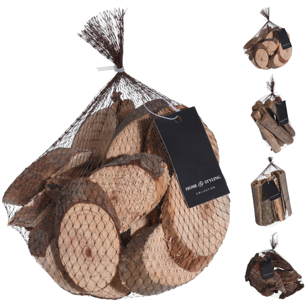 Deko-Baumscheiben- oder Ästemix-Set 300 g im Netz