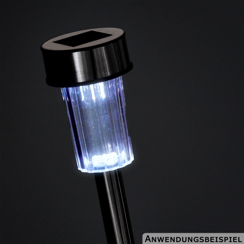 LED Garten Solarleuchte 33 x 4,6 cm mit Bodenspieß image number 1