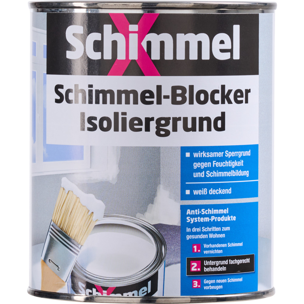 SchimmelX Schimmel-Blocker Isoliergrund wei&szlig; 750 ml