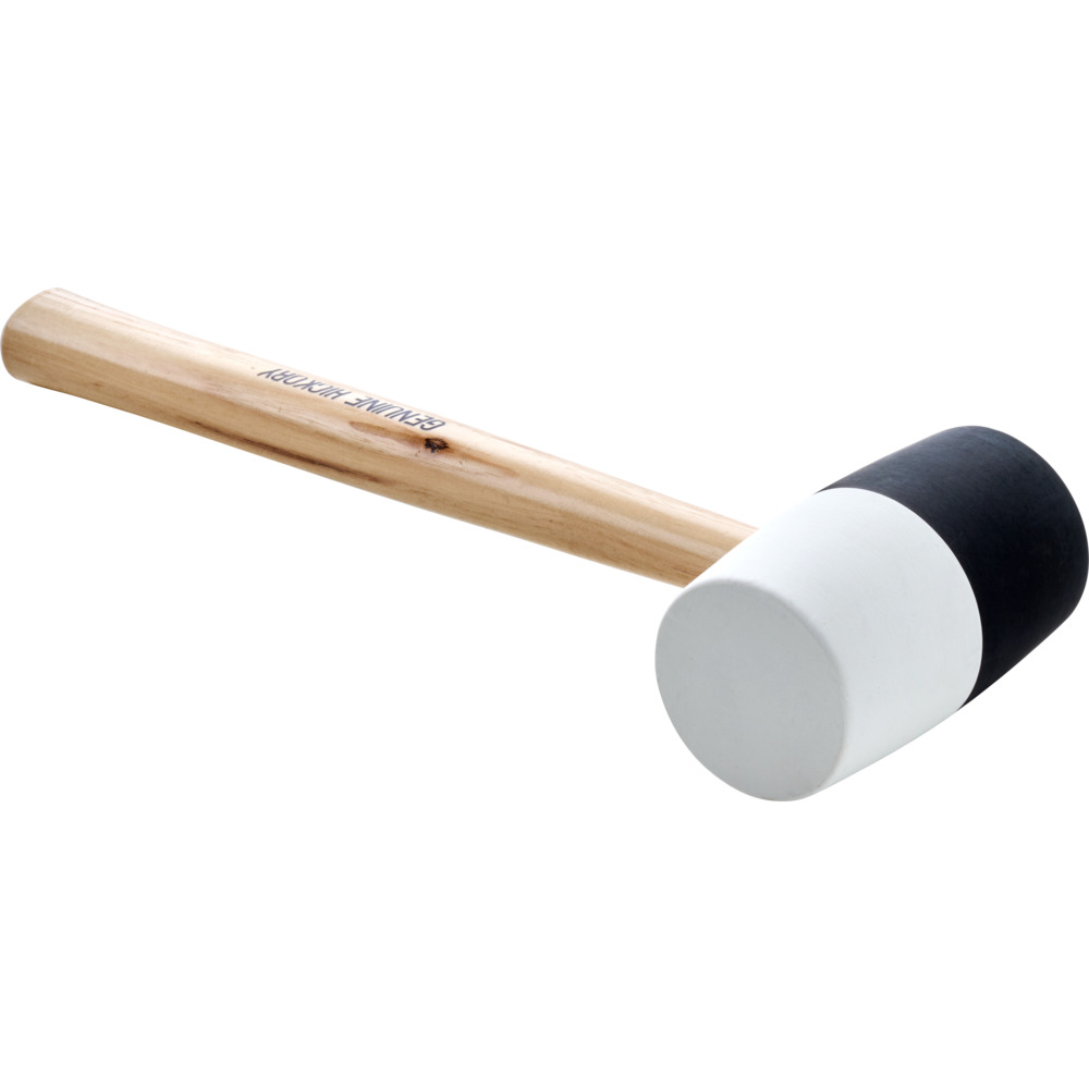 Gummihammer 840 g schwarz/weißer Kopf