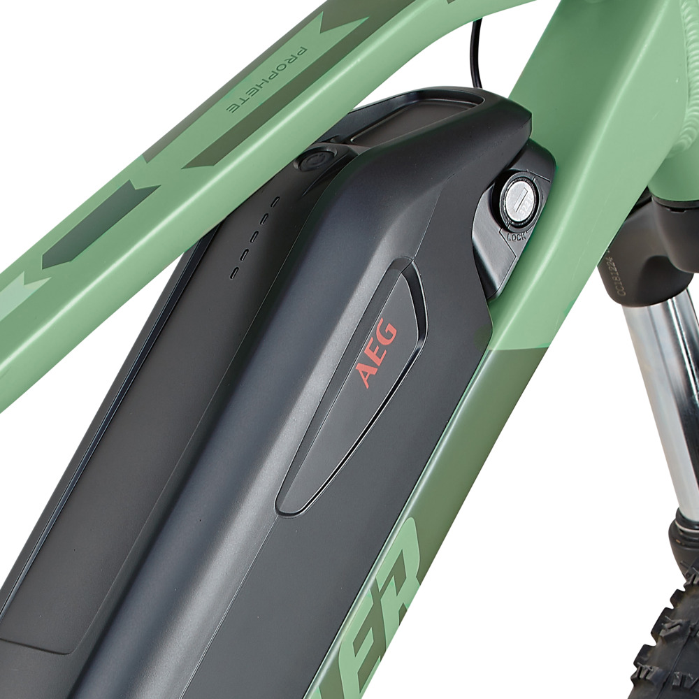 PROPHETE Graveler 22 Fully E-Mountain-Bike 27,5" in Grün image number 4
