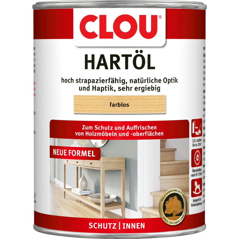 Clou Hartöl Nr. 0 farblos 2,5l