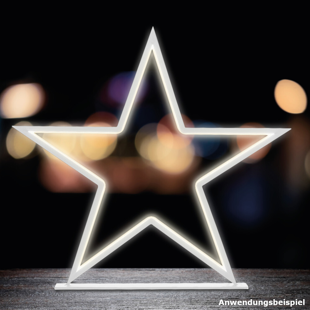Standdeko LED-Stern 47,5 cm stehend mit 210 LEDs image number 1