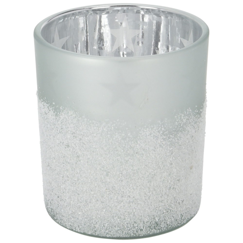 Teelichthalter Ø 7 x 8 cm aus Glas image number 1