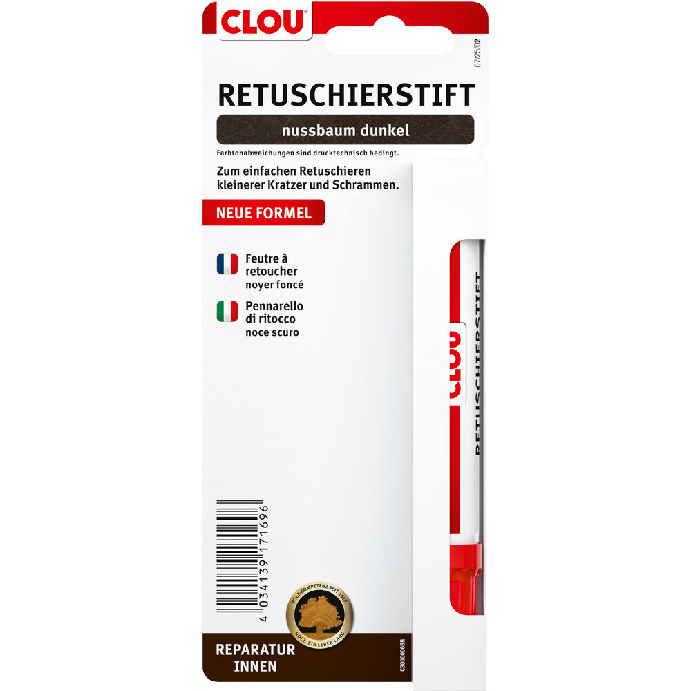 Retuschierstift Nr. 6 nussbaum dunkel