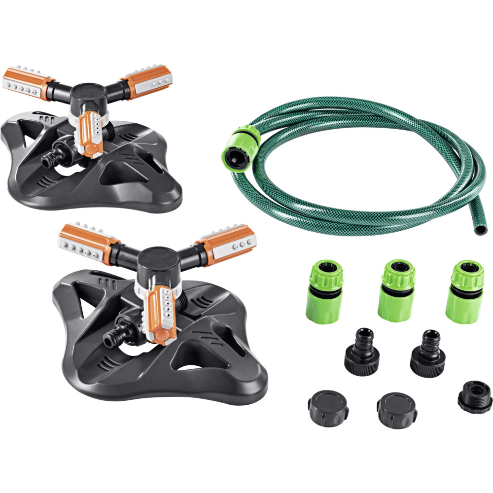 EASYmaxx Gartensprinkler rotierend 2er-Set