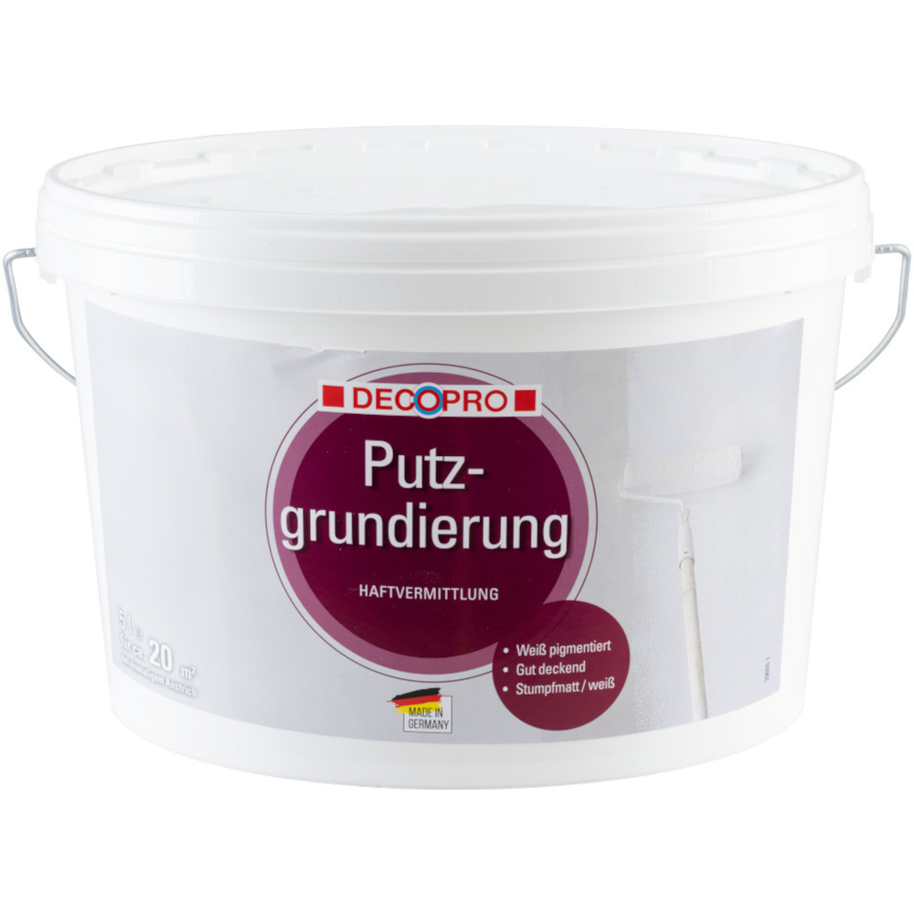 DECOPRO Putzgrundierung 5 Liter wei&szlig; matt