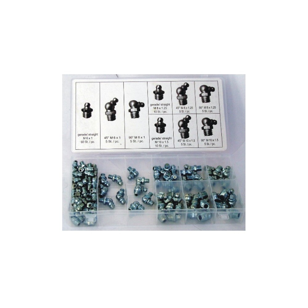 Schmiernippel Sortiment verchromt image number 0