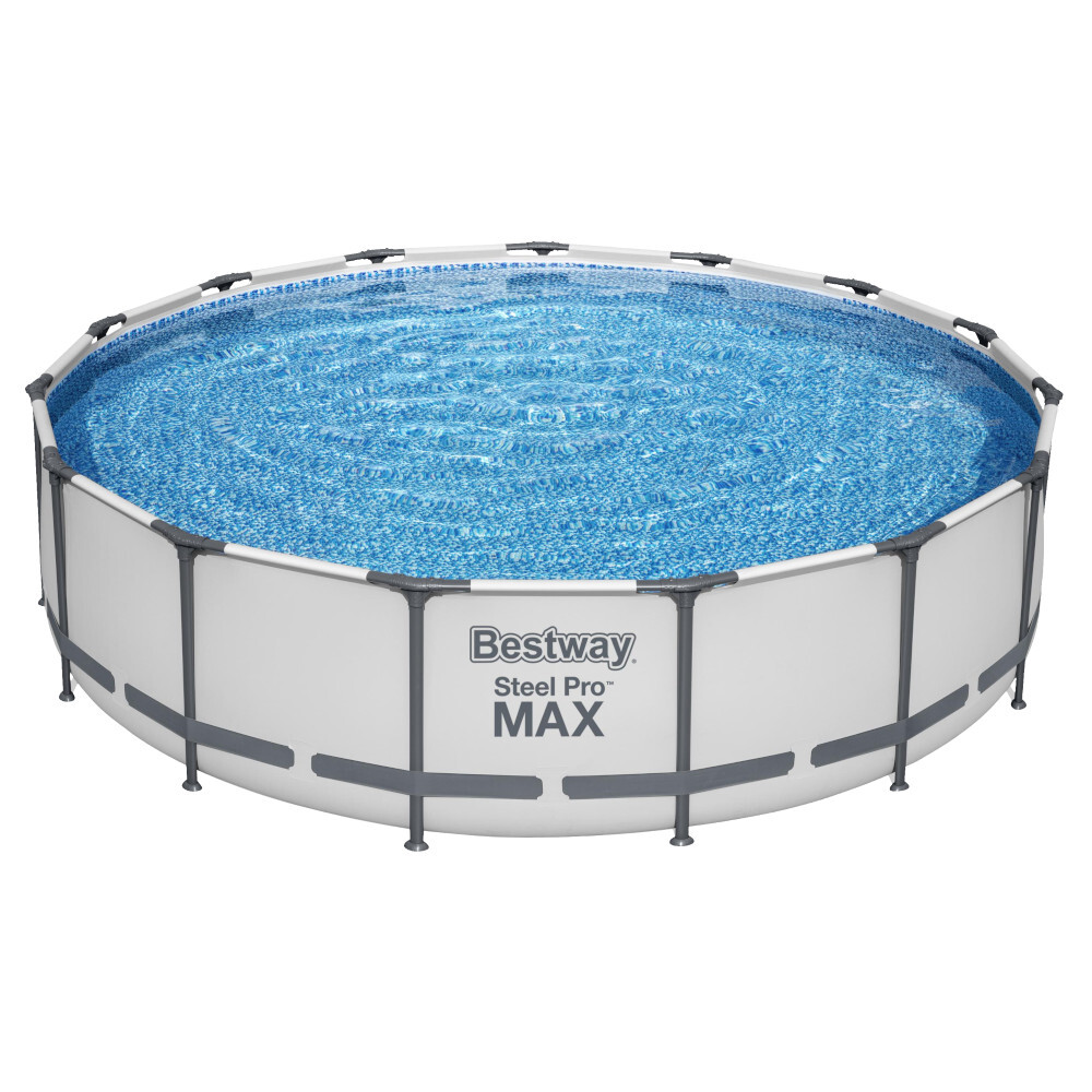 Bestway® Steel Pro MAX Frame Pool Ø457x107cm Komplett-Set 5-teilig image number 1