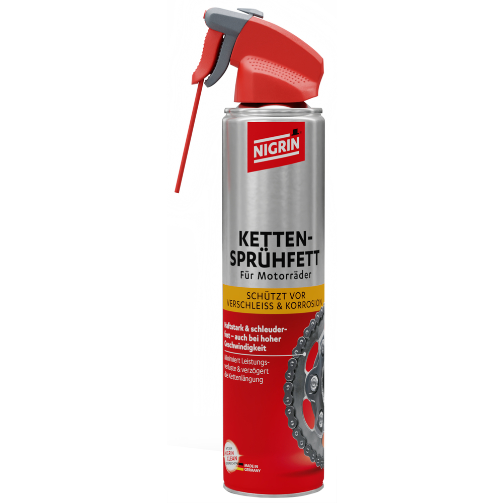 Nigrin Kettenspr&uuml;hfett Motorrad, 400 ml