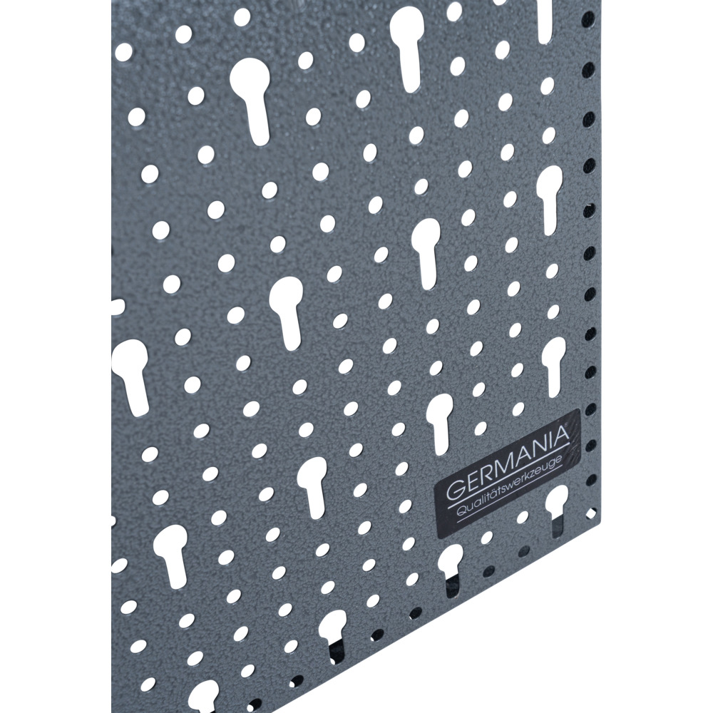 GERMANIA® Lochwand 3-teilig mit Hakensortiment aus Stahlblech image number 2