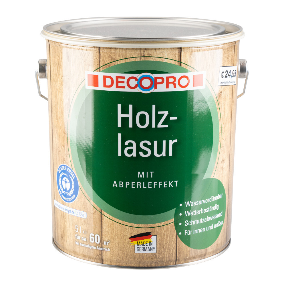 DECOPRO Holzlasur 5 Liter palisander