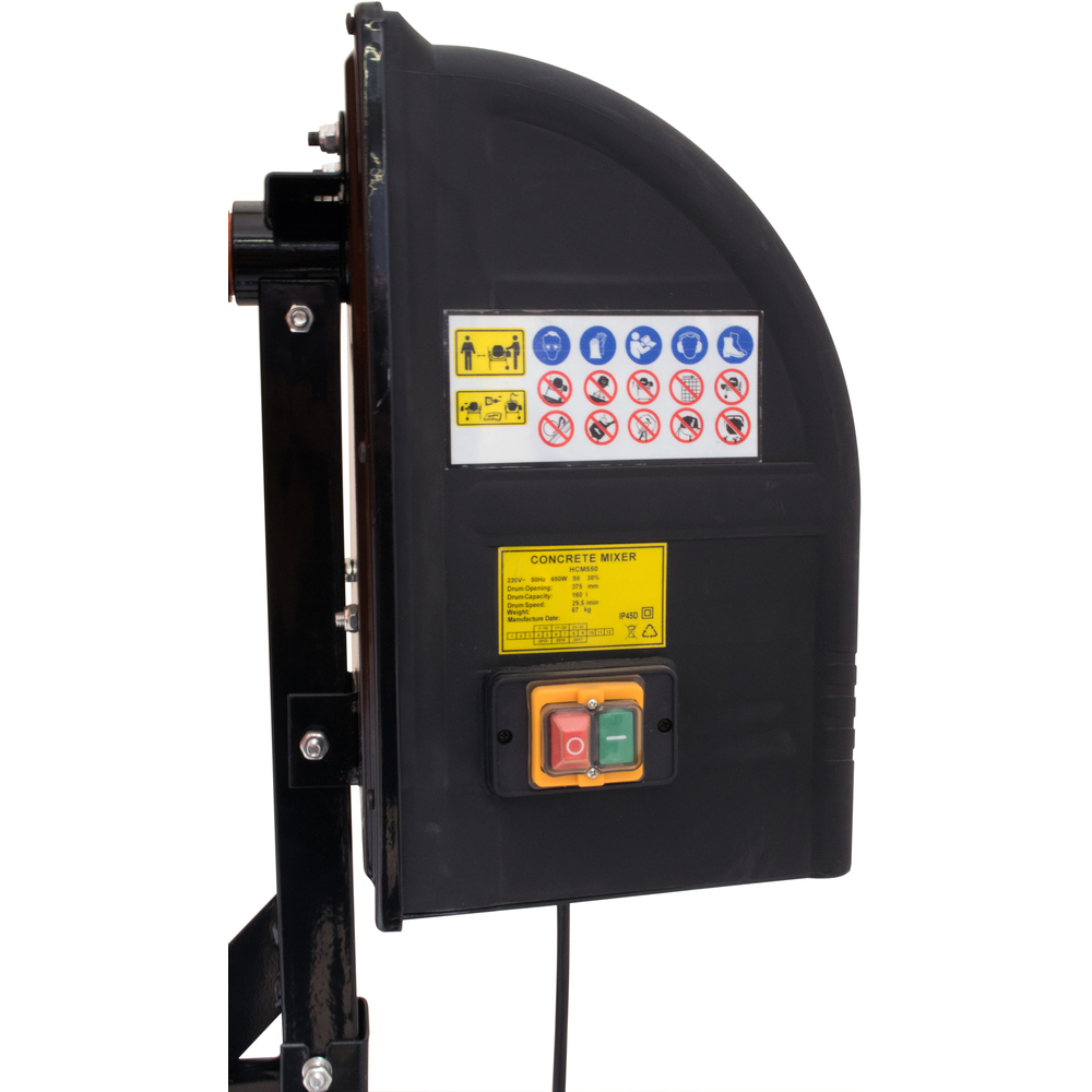 G&uuml;de&reg; Betonmischer GBM 160 800 Watt mit 160 Liter Fassungsverm&ouml;gen image number 4