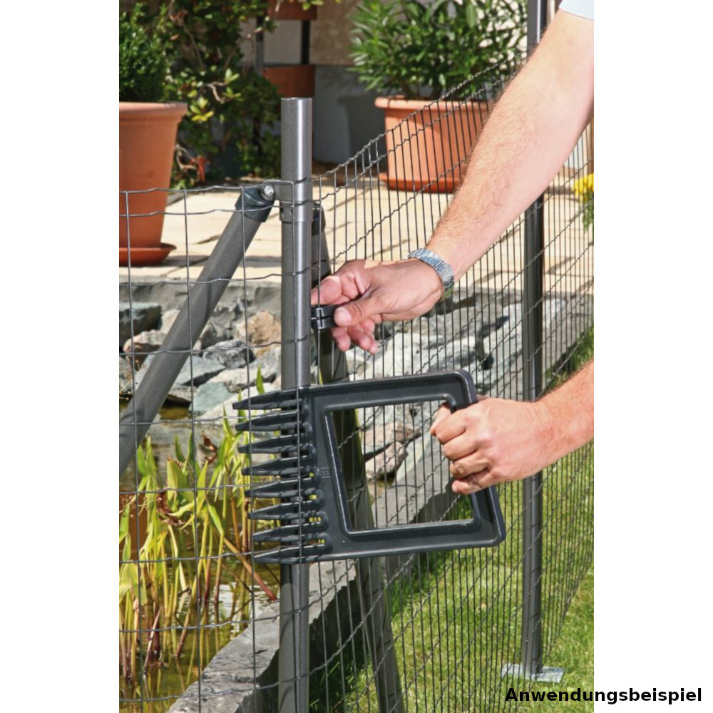 Drahtzaun-Set Fix-Clip Pro® anthrazit 10 m x 81 cm image number 5