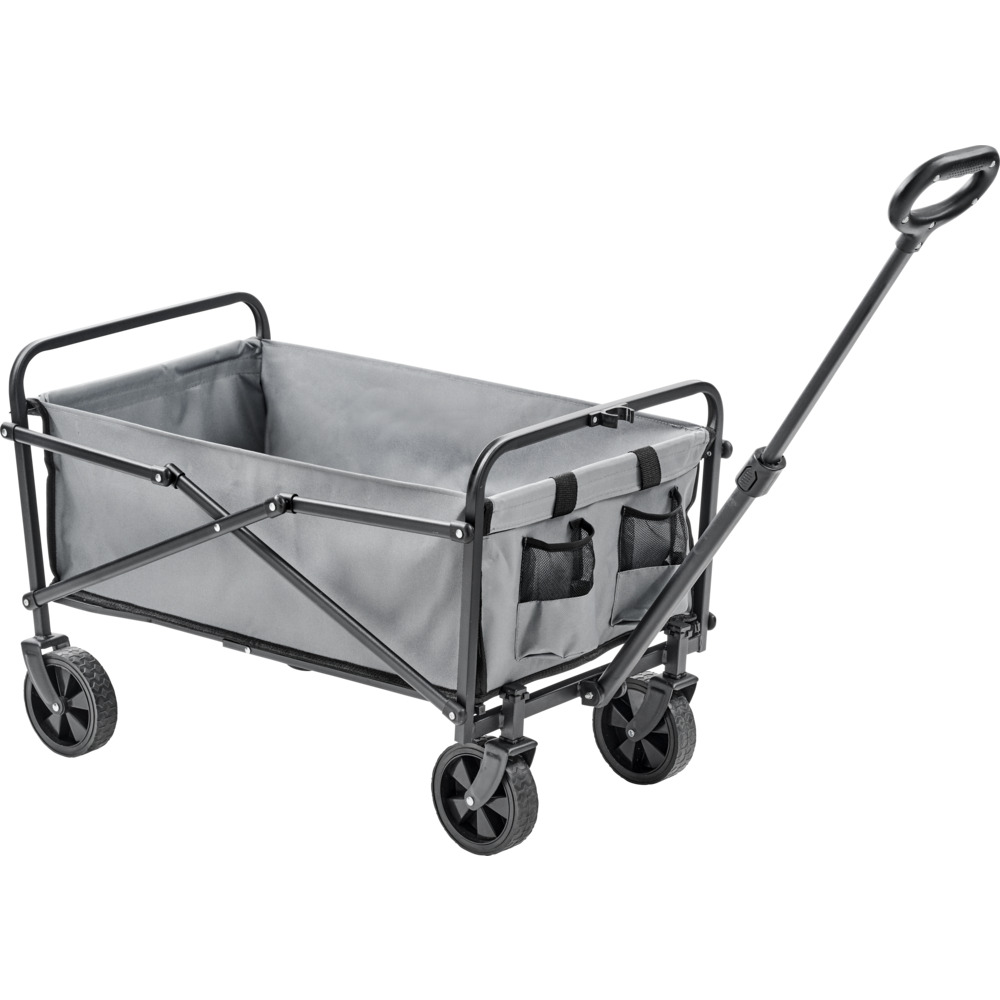 Bollerwagen faltbar in grau