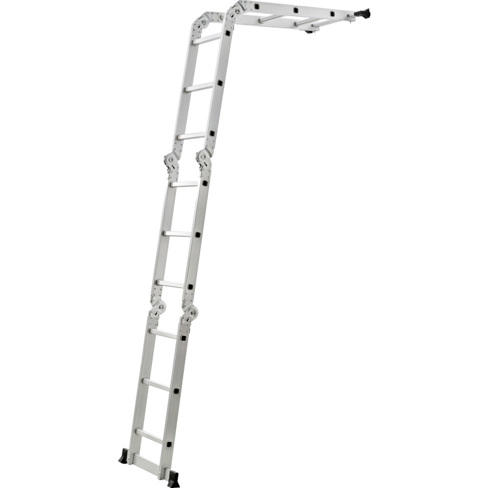 Aluminium Klappleiter 4x3 Stufen Höhe bis 3,6 m image number 1