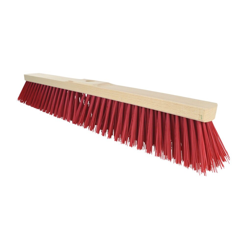 Saalbesen 60 cm, Elaston rot, 1-Loch