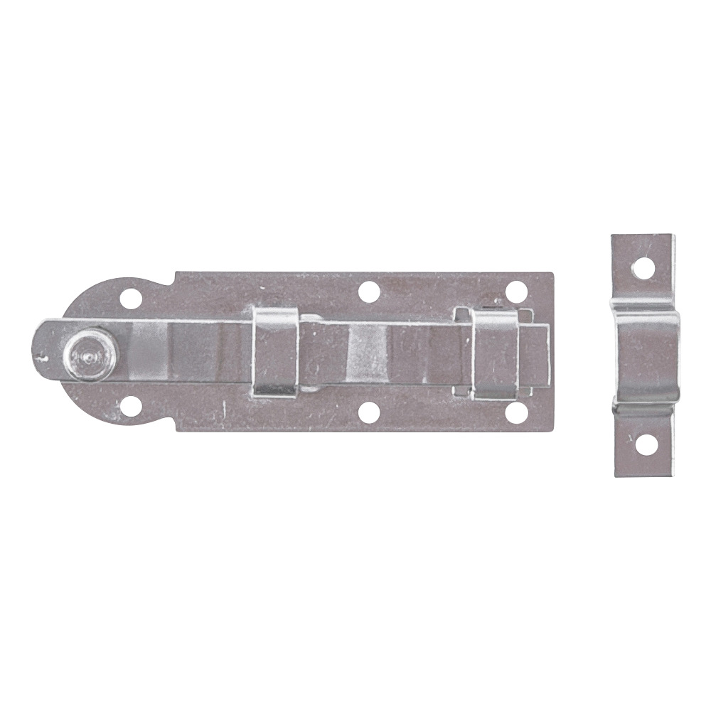 Fensterriegel  80mm gerade aus Edelstahl mit Knopfgriff image number 1