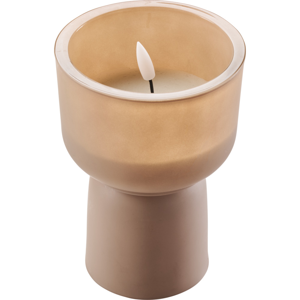 LED-Kerze gro&szlig; aus Glas &Oslash; 10cm, sortiert image number 5