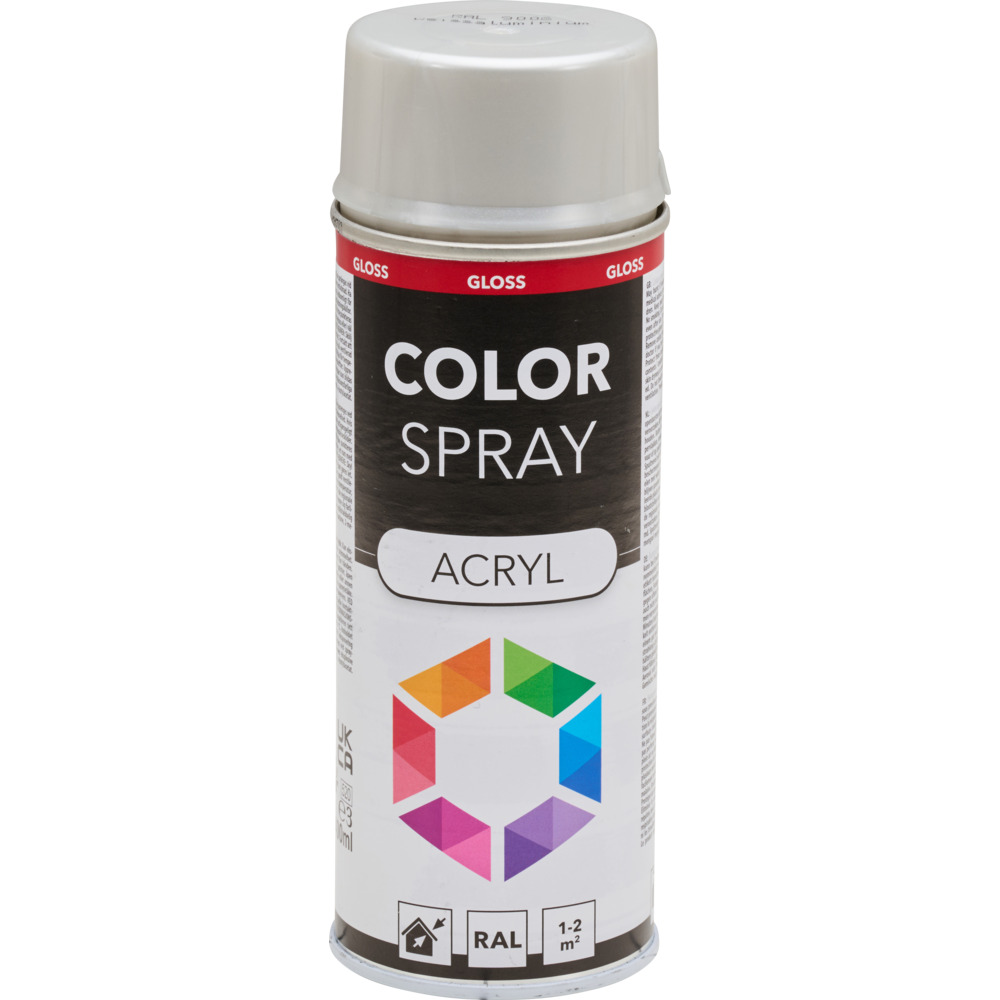 Lackspray glänzend 400 ml Acryl RAL9006 weißaluminium image number 1