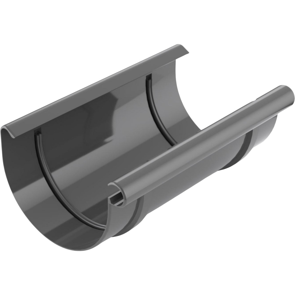 Rinnenverbindung PVC RG 100 schwarzgrau